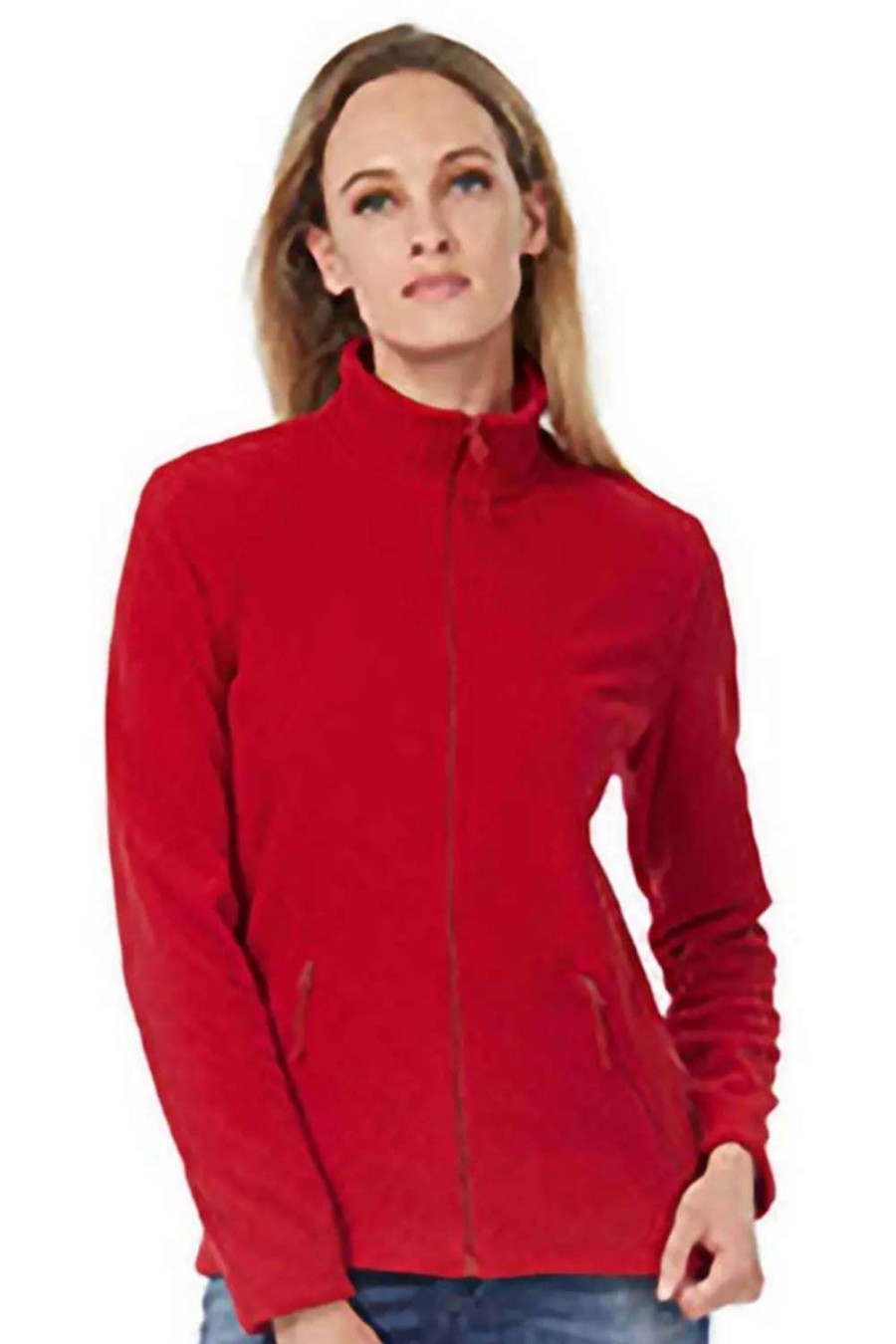 Best B&C B&C Collection Womens/Ladies Id 501 Microfleece Jacket ( ) Red