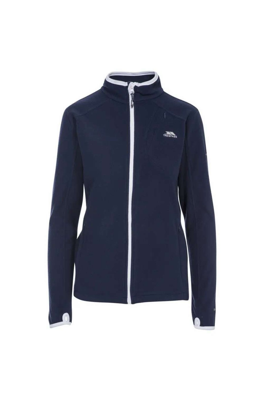 New Trespass Womens/Ladies Saskia Full Zip Fleece Jacket ( ) Navy