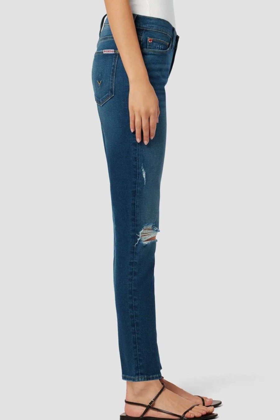 Online Hudson Jeans Natalie Mid-Rise Skinny Ankle Jean Mercury