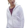 Wholesale Fruit Of The Loom Of The Loom Ladies Fitted Hooded Sweatshirt White