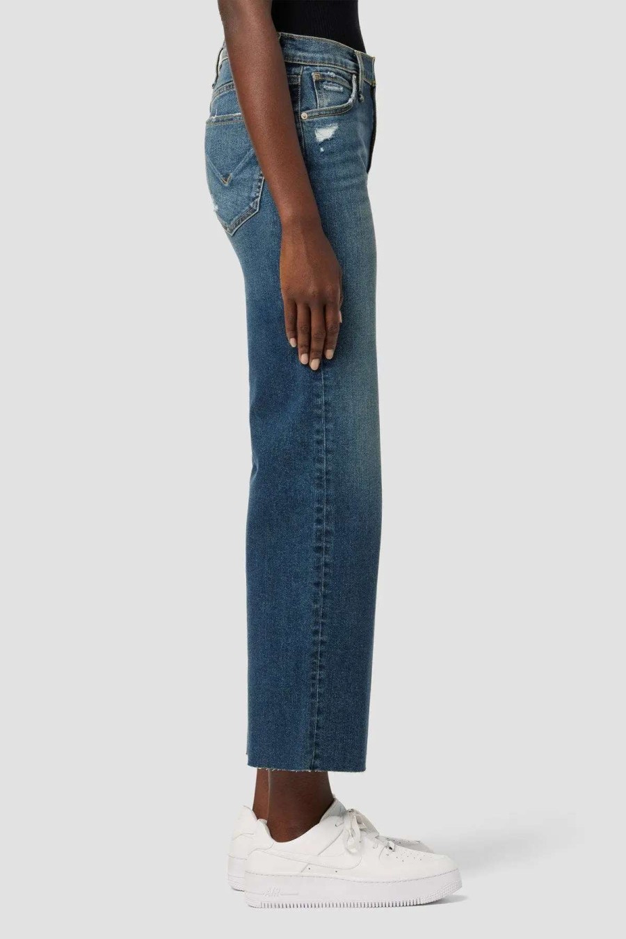 New Hudson Jeans Rosie High-Rise Wide Leg Ankle Jean Philly