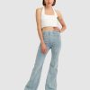 Clearance Belle & Bloom Flare Up Pull On Jeans Light Blue