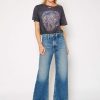 Clearance Noend Denim Queen Wide Leg Destroyed Patch Jeans Tahoes