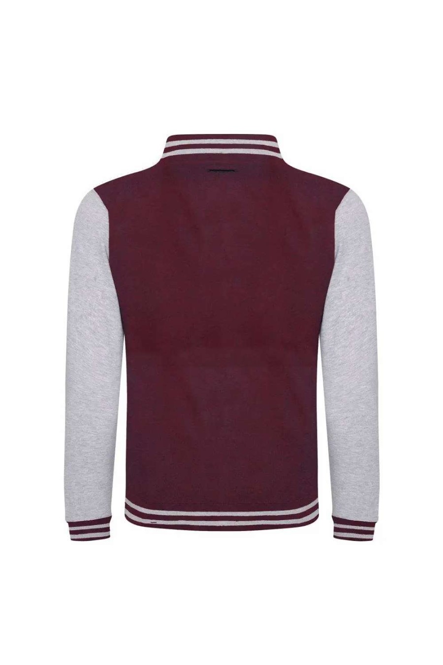 Hot Awdis Unisex Varsity Jacket ( ) Burgundy / Heather Gray