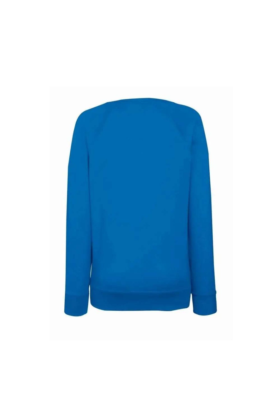 Best Of The Loom Fruit Of The Loom Ladies Fitted Lightweight Raglan Sweatshirt (240 Gsm) Royal