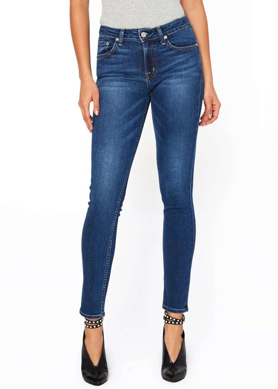 New Noend Denim Betsy Mid Rise Skinny In Concord