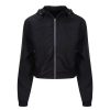 Wholesale Awdis Just Cool Womens Girlie Cropped Windshield Jacket Jet Black