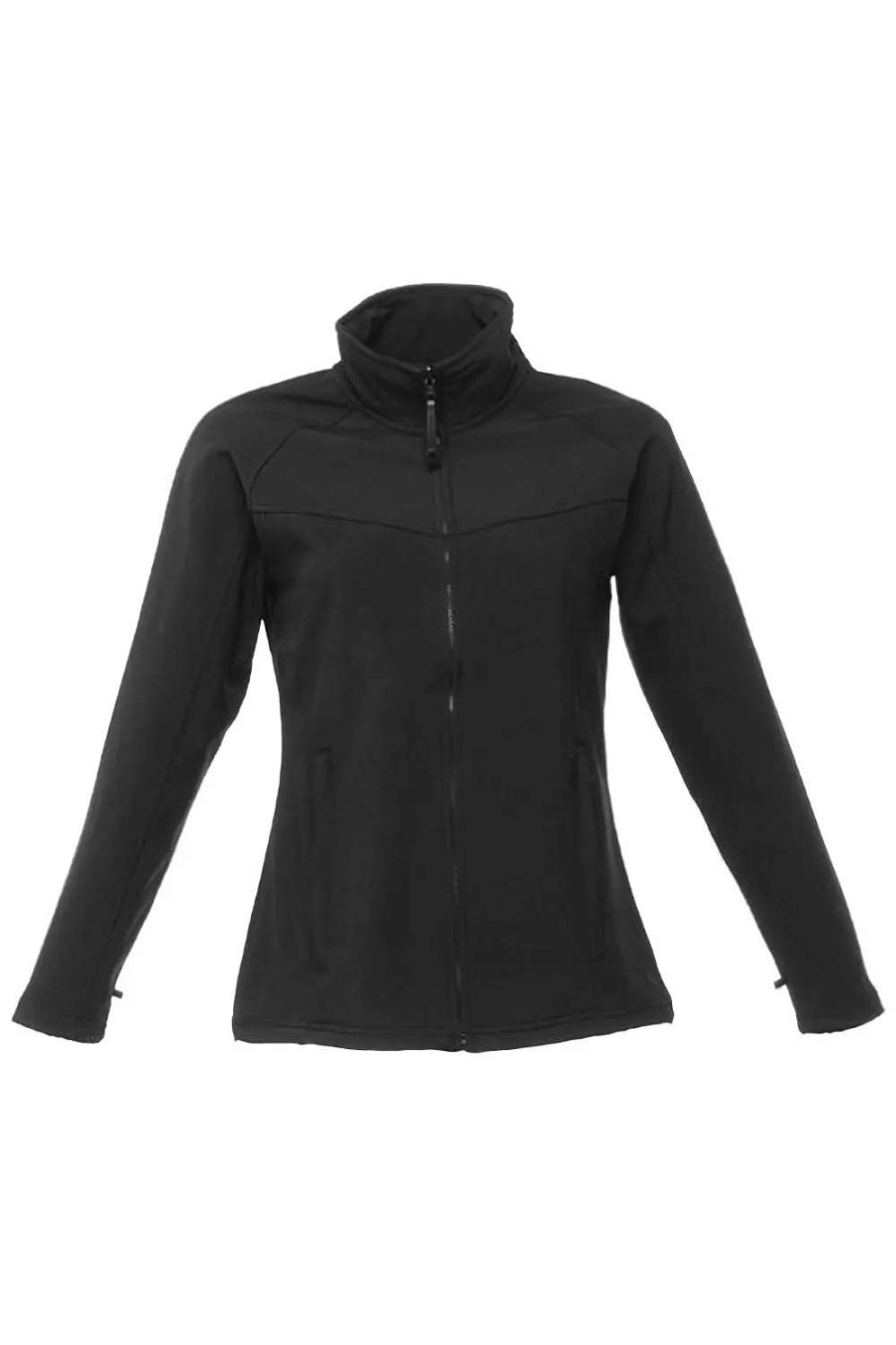 Hot Regatta Ladies Uproar Softshell Wind Resistant Jacket ( ) Black/Black