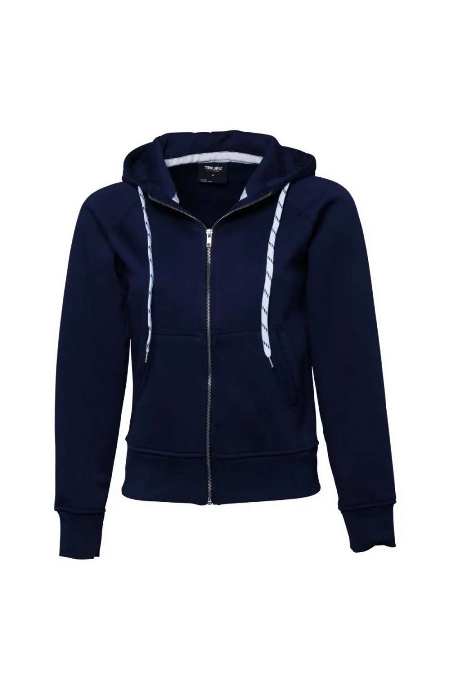 Hot Tee Jays Womens/Ladies Full Zip Hooded Sweatshirt ( ) Navy Blue