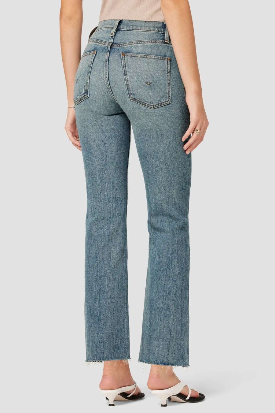 Clearance Hudson Jeans Remi High-Rise Straight Ankle Jean Satelite