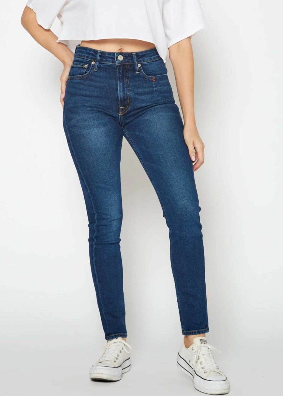 Wholesale Noend Denim Angie Utility C-Pocket High Rise Skinny Jeans In Tahoe