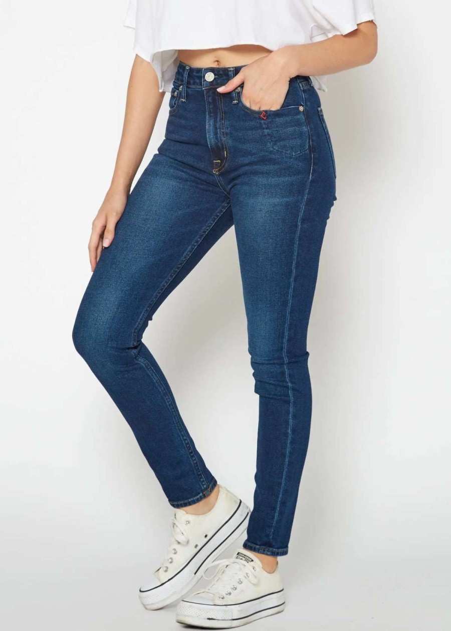 Wholesale Noend Denim Angie Utility C-Pocket High Rise Skinny Jeans In Tahoe