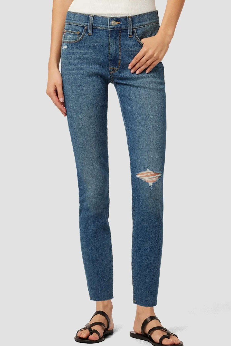 Clearance Hudson Jeans Natalie Mid-Rise Skinny Ankle Jean Fairytale