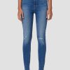 Hot Hudson Jeans Centerfold Extreme High-Rise Super Skinny Jean Blue Dust