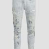 Hot Hudson Jeans Zack Skinny Jean White Thrasher