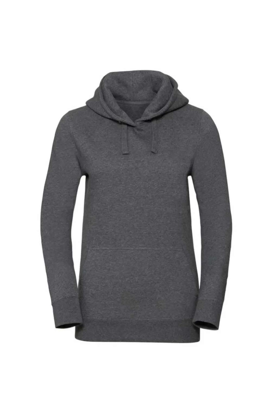 New Russell Ladies Authentic Melange Hoodie ( ) Carbon Melange