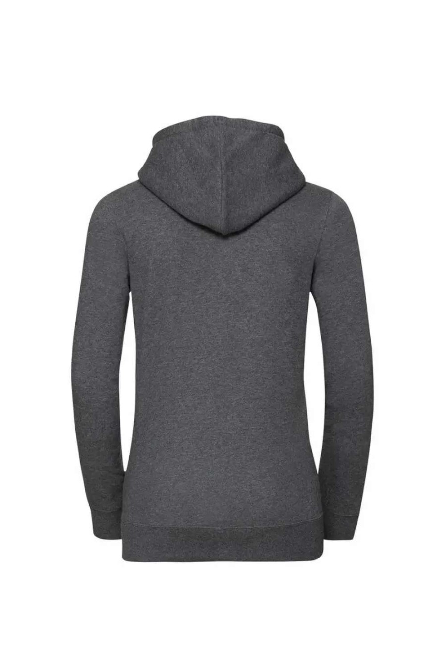 New Russell Ladies Authentic Melange Hoodie ( ) Carbon Melange