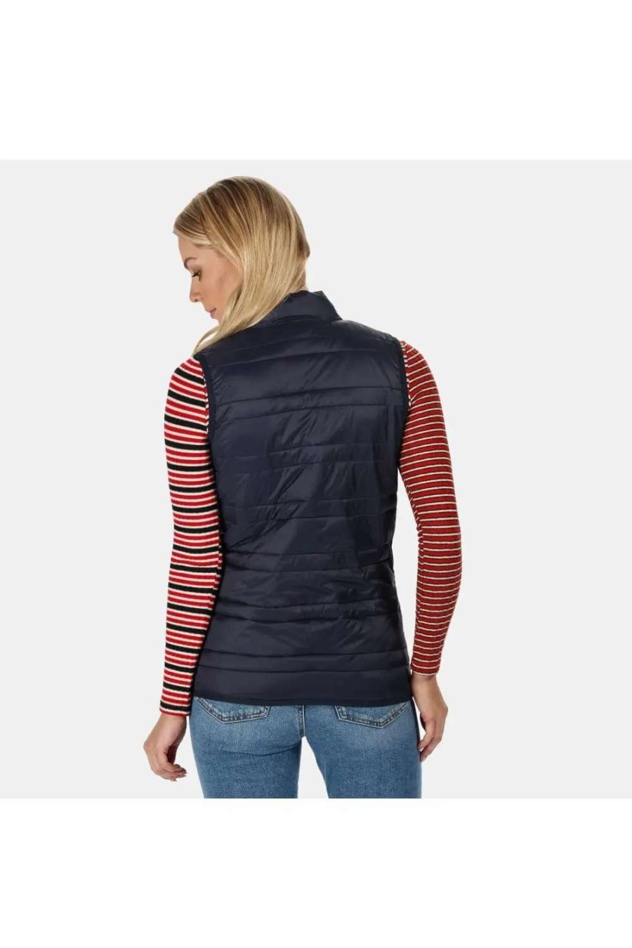 Clearance Regatta Womens/Ladies Firedown Down-Touch Insulated Bodywarmer ( ) Navy/French Blue