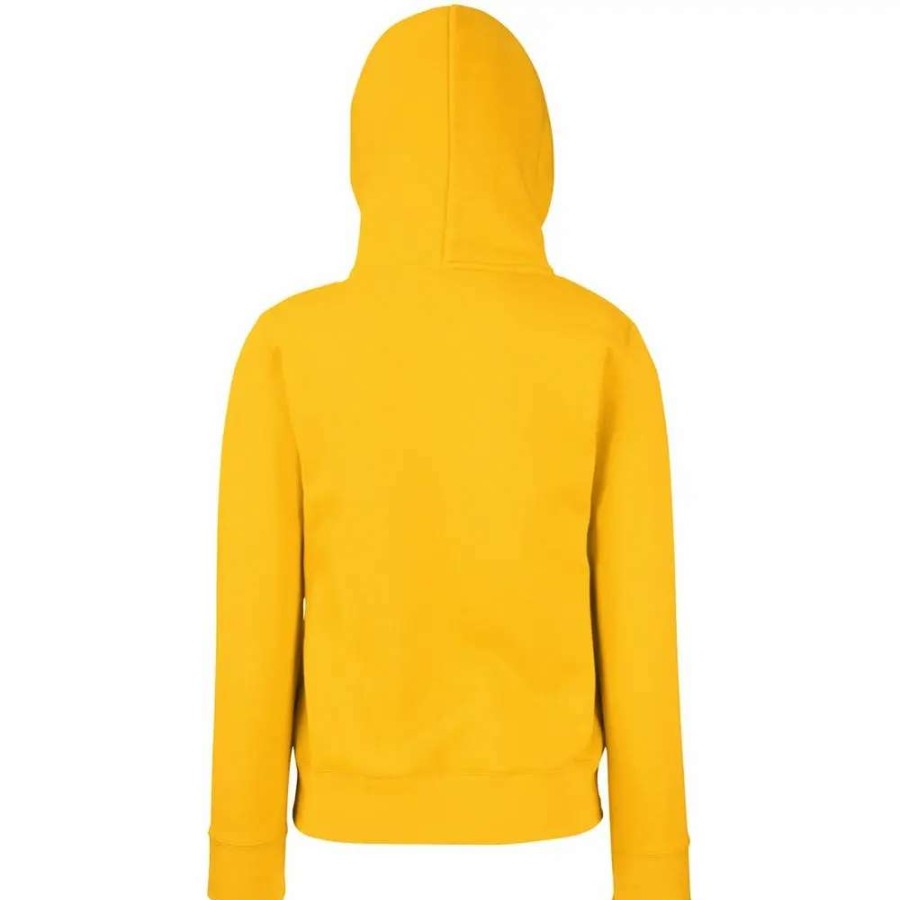 Best Of The Loom Fruit Of The Loom Ladies Lady Fit Hooded Sweatshirt / Hoodie ( ) Sunflower