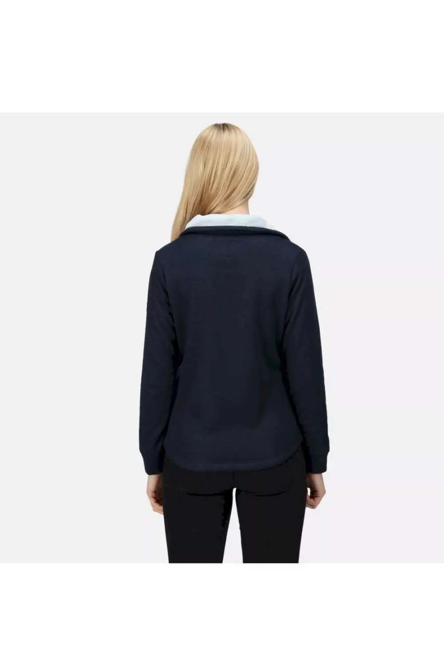 Online Regatta Womens/Ladies Azariah Full Zip Fleece Jacket Navy/Ice Blue