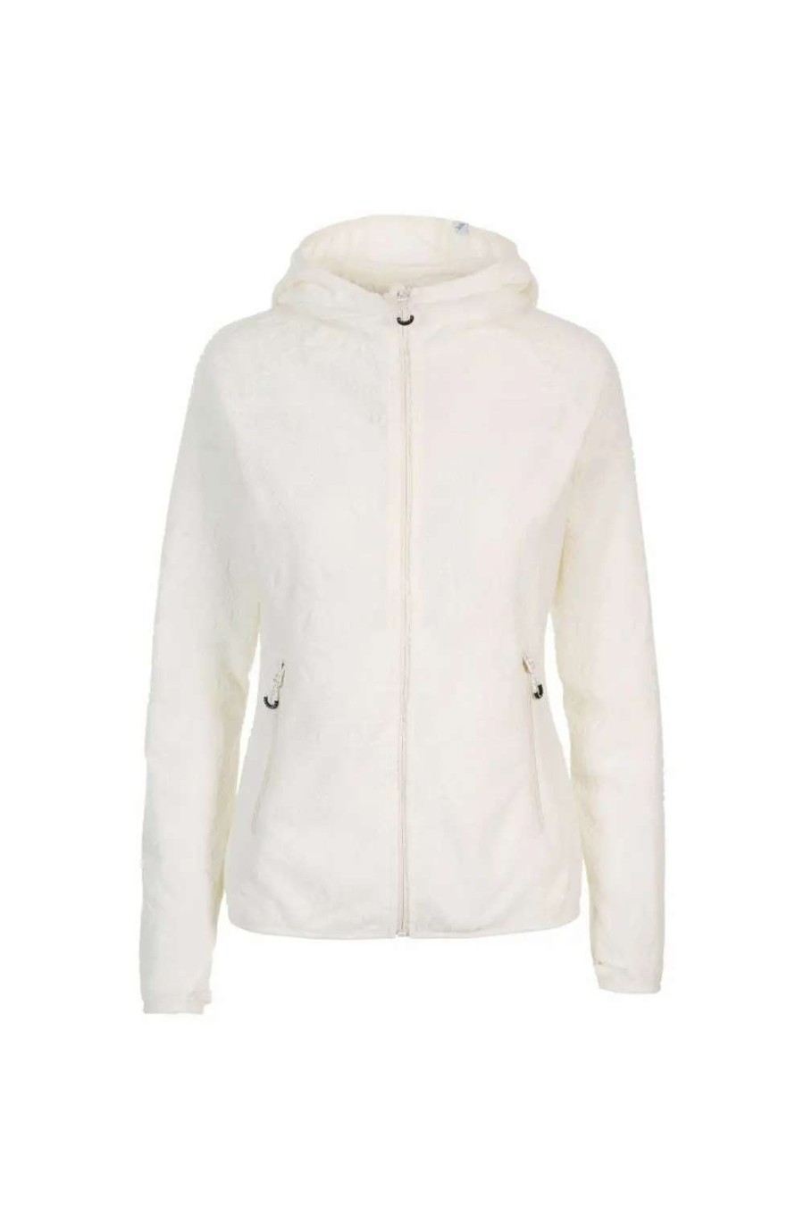 Hot Trespass Womens/Ladies Snowbelle Fleece Jacket Ghost White