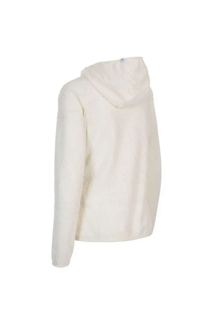 Hot Trespass Womens/Ladies Snowbelle Fleece Jacket Ghost White