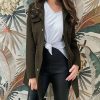 Online Belle & Bloom Heartbreaker Wool Blend Utility Coat Military