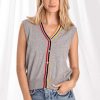 Best Minnie Rose Cotton Cash Button Down Vest