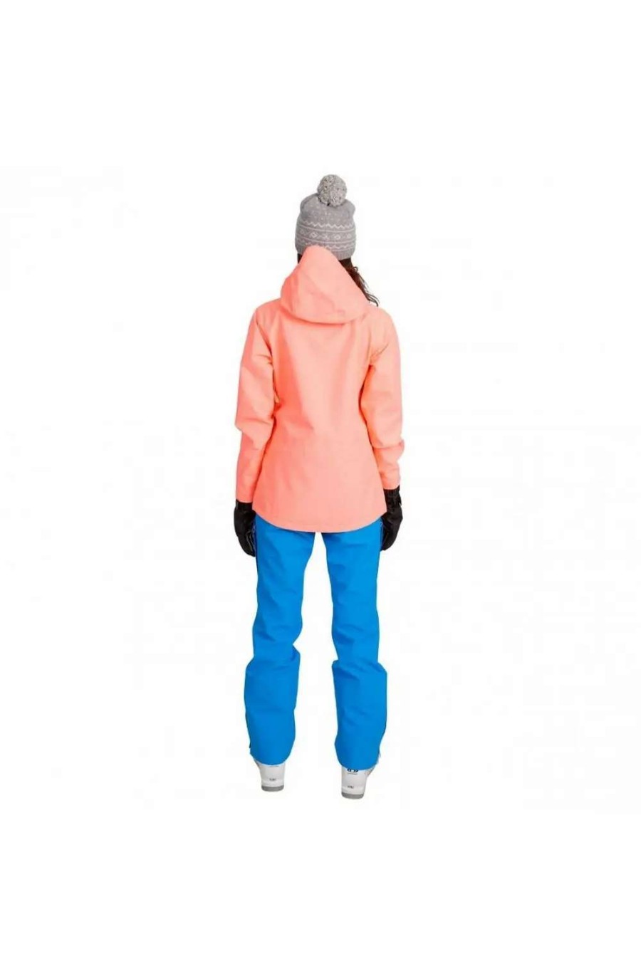 Online Trespass Womens/Ladies Tammin Dlx Ski Jacket ( ) Neon Coral