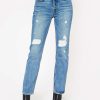 Hot Noend Denim Astoria High Rise Straight Crop In Carpenter