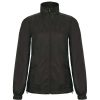 Clearance B&C B&C Womens/Ladies Id.601 Hooded Showerproof Windbreaker Jacket ( ) Black