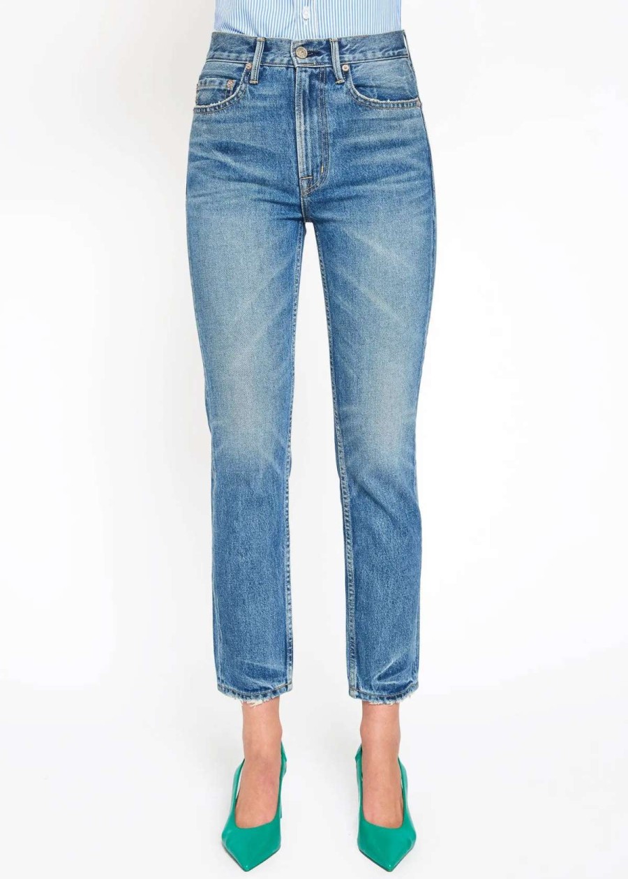 Wholesale Noend Denim Ve Slim Straight Crop In Nashville Blue