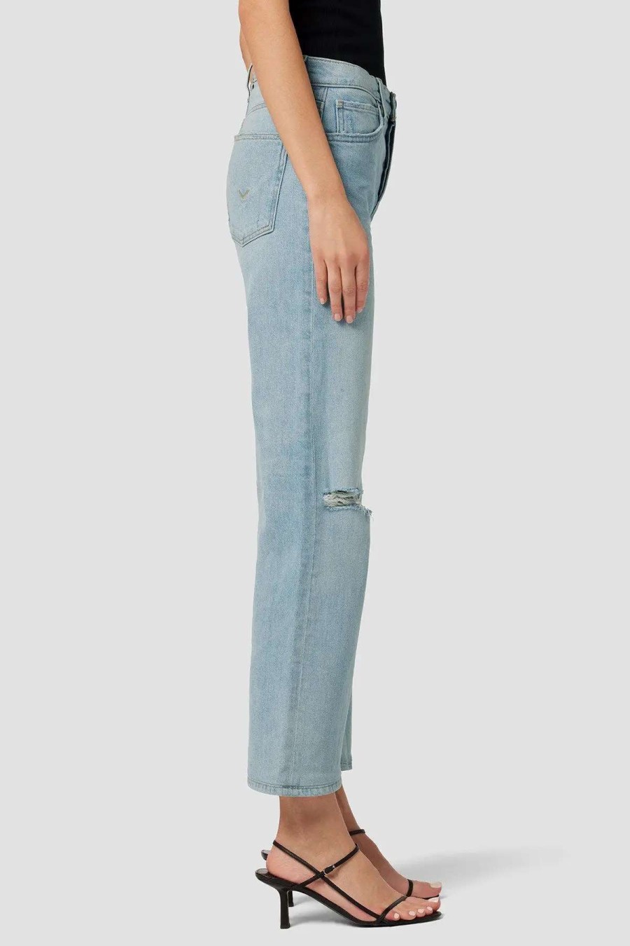 Hot Hudson Jeans Rosie High-Rise Wide Leg Ankle Jean Memory