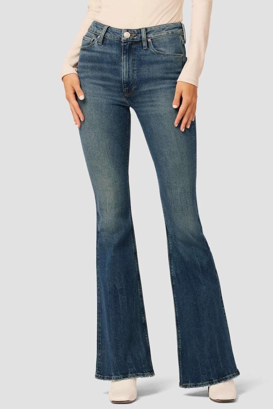 Wholesale Hudson Jeans Lly High-Rise Flare Jeans Timber