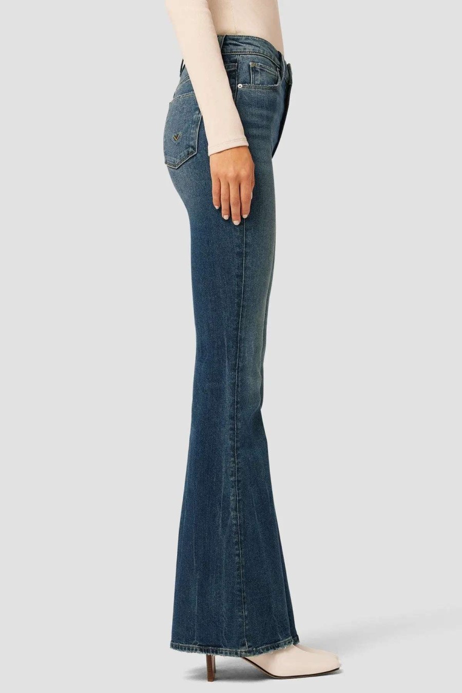 Wholesale Hudson Jeans Lly High-Rise Flare Jeans Timber