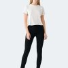 New Dl1961 Farrow Skinny High Rise Instasculpt Ankle Hail