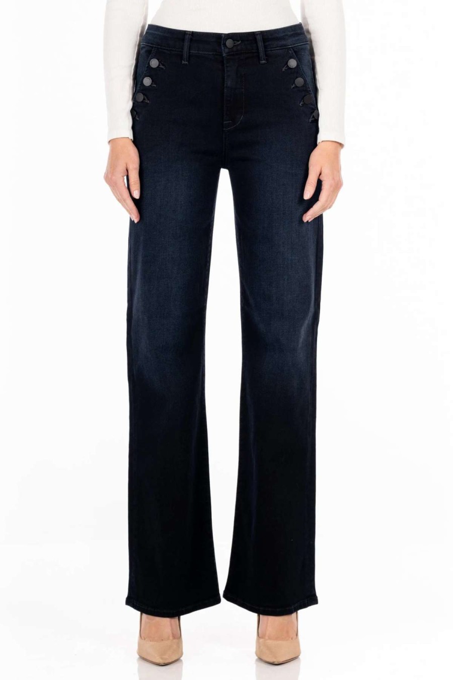 Online Fidelity Denim Katie Ts Jeans Black Bourbon