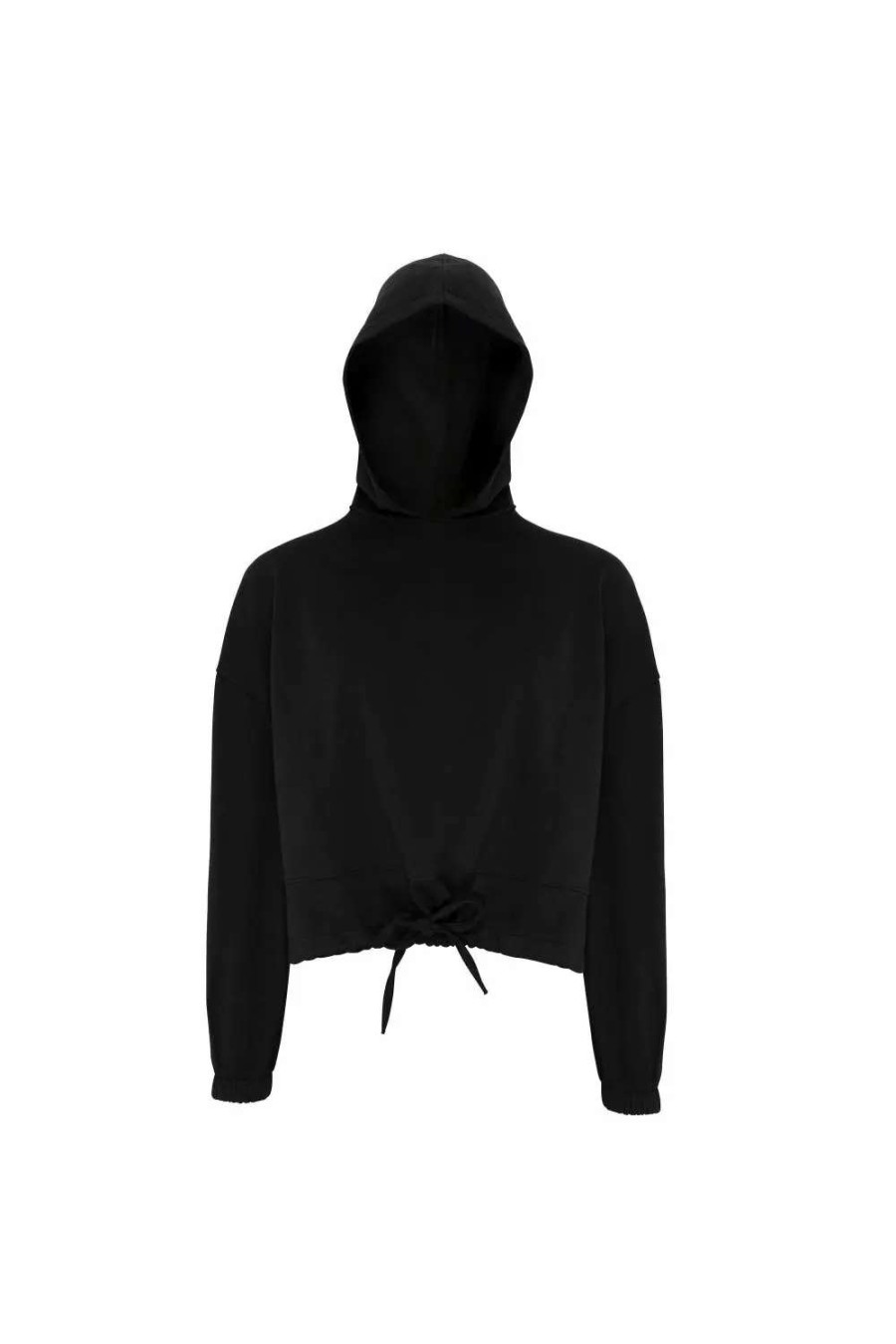 Online Tridri Womens/Ladies Cropped Oversize Hoodie ( ) Black