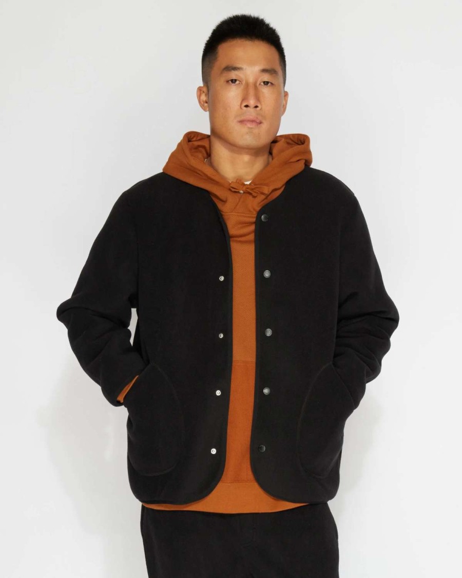 Hot Banks Journal Niels Deluxe Fleece Jacket Black