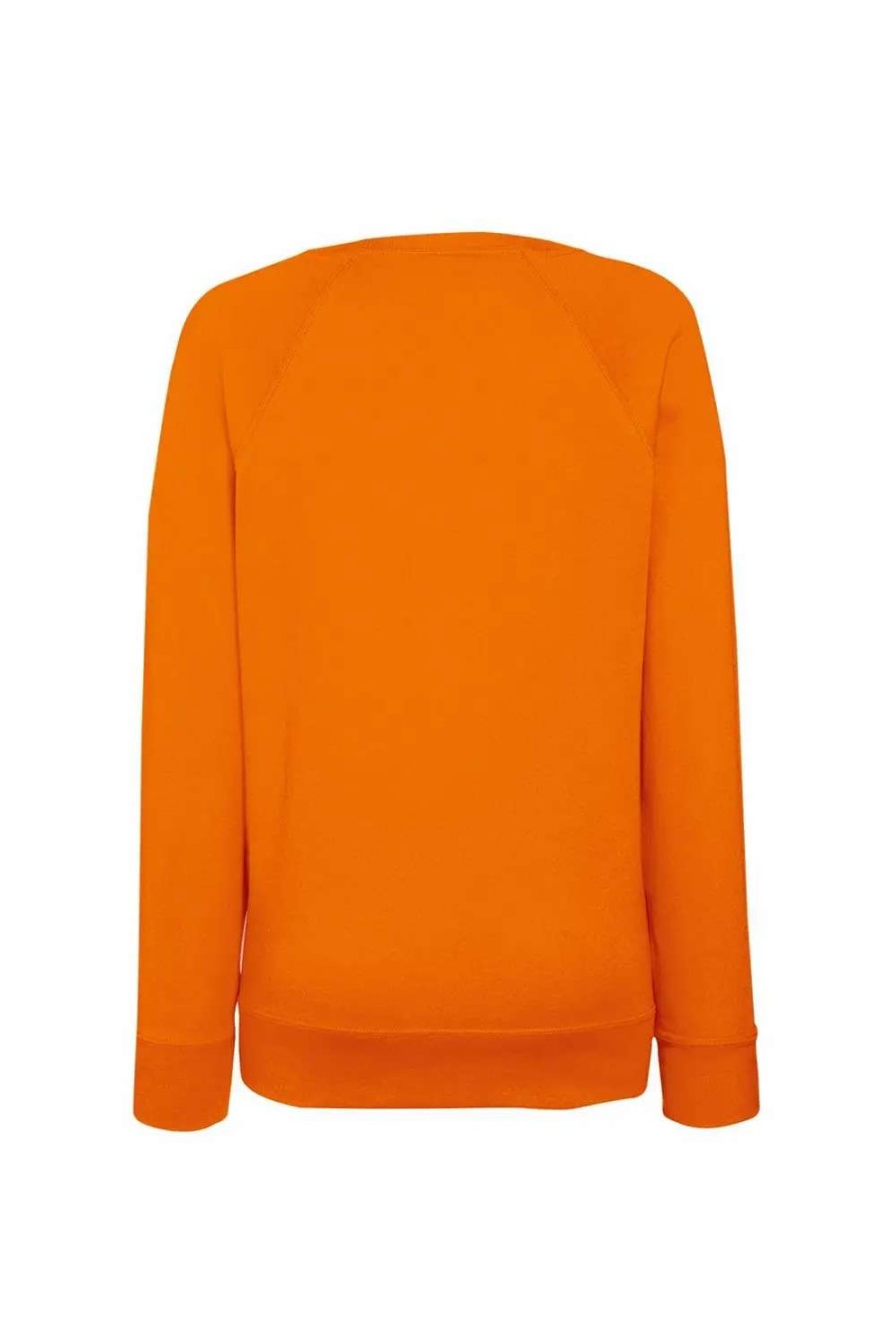 Wholesale Of The Loom Fruit Of The Loom Ladies Fitted Lightweight Raglan Sweatshirt (240 Gsm) Orange