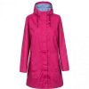 New Trespass Womens/Ladies Sprinkled Waterproof Jacket Dark Pink Lady