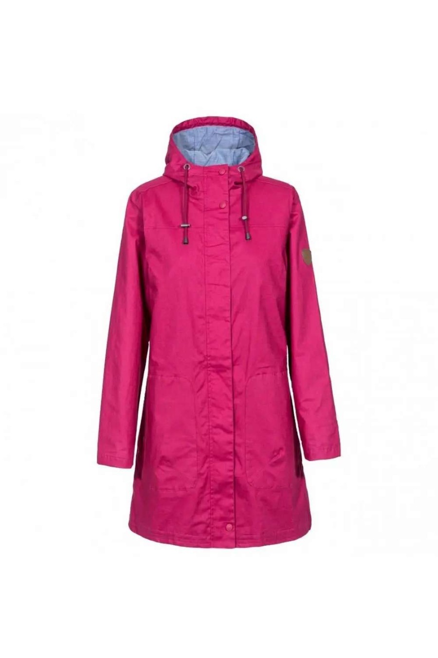 New Trespass Womens/Ladies Sprinkled Waterproof Jacket Dark Pink Lady