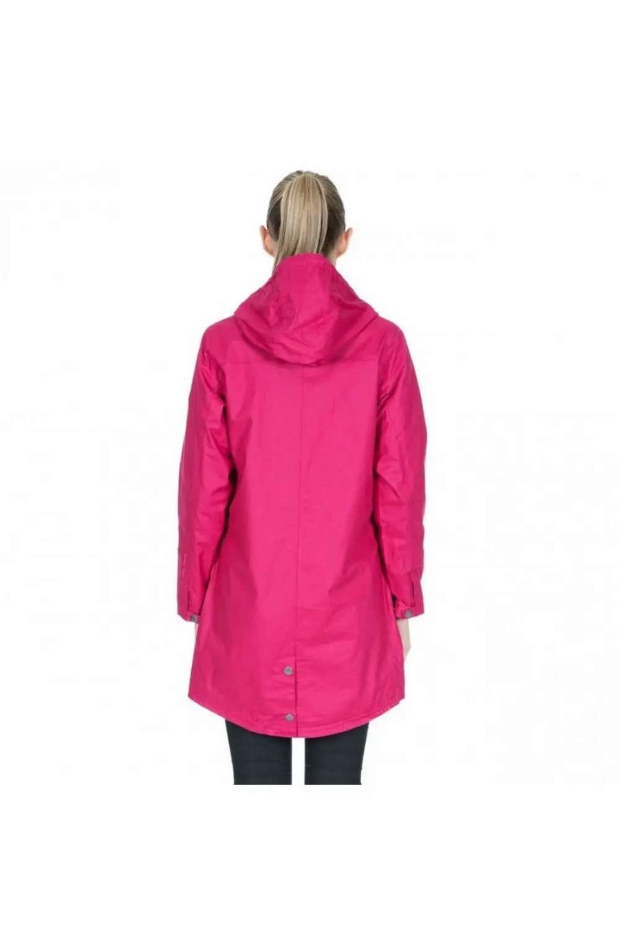 New Trespass Womens/Ladies Sprinkled Waterproof Jacket Dark Pink Lady