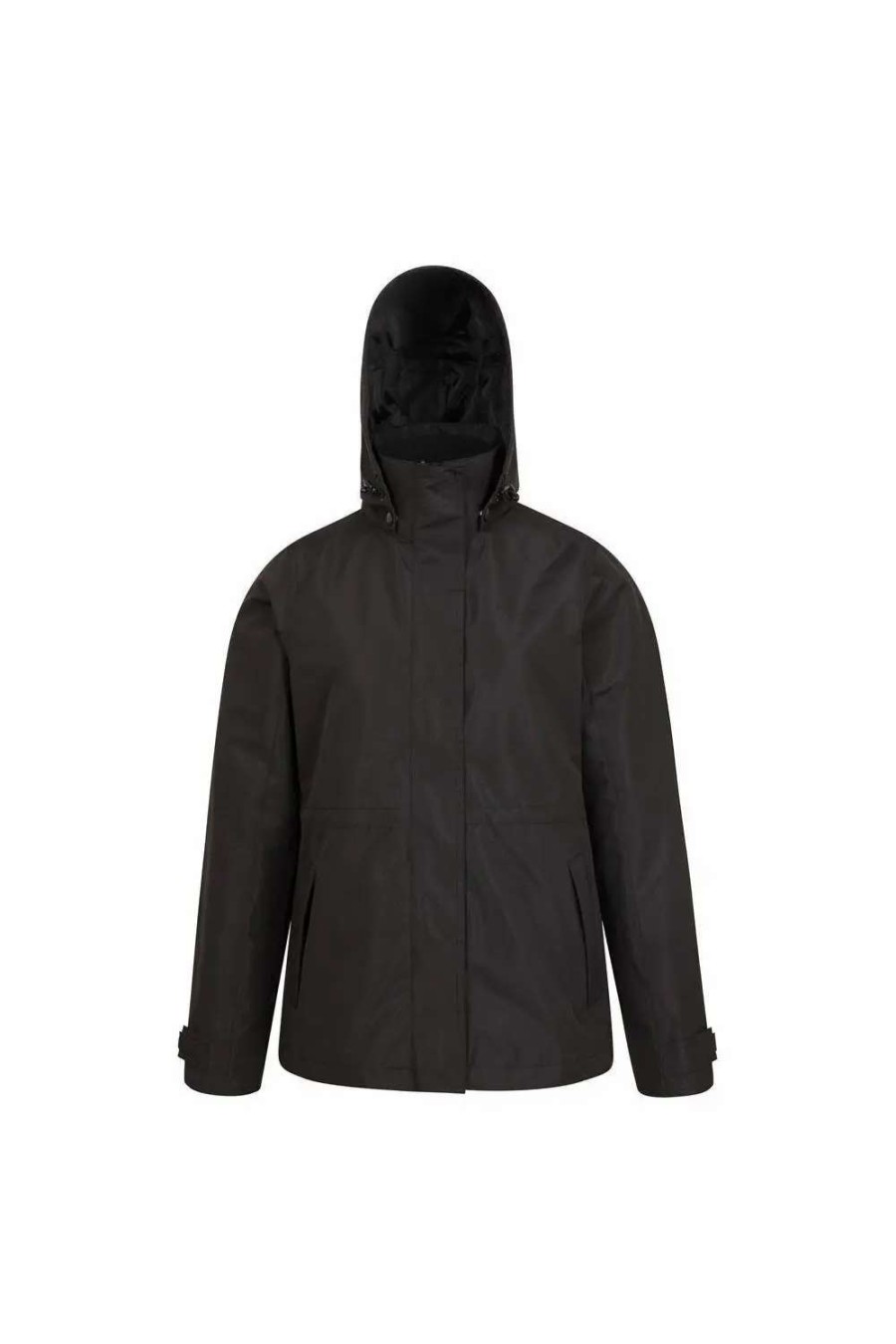 Best Mountain Warehouse Mens/Ladies Fell 3 In 1 Water Resistant Jacket Black