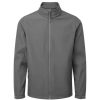 New Premier Mens Windchecker Soft Shell Jacket Dark Grey