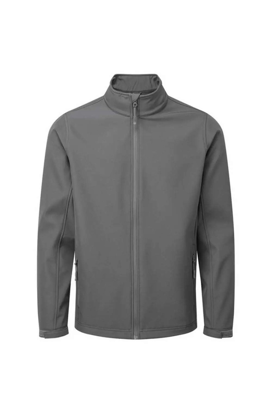 New Premier Mens Windchecker Soft Shell Jacket Dark Grey