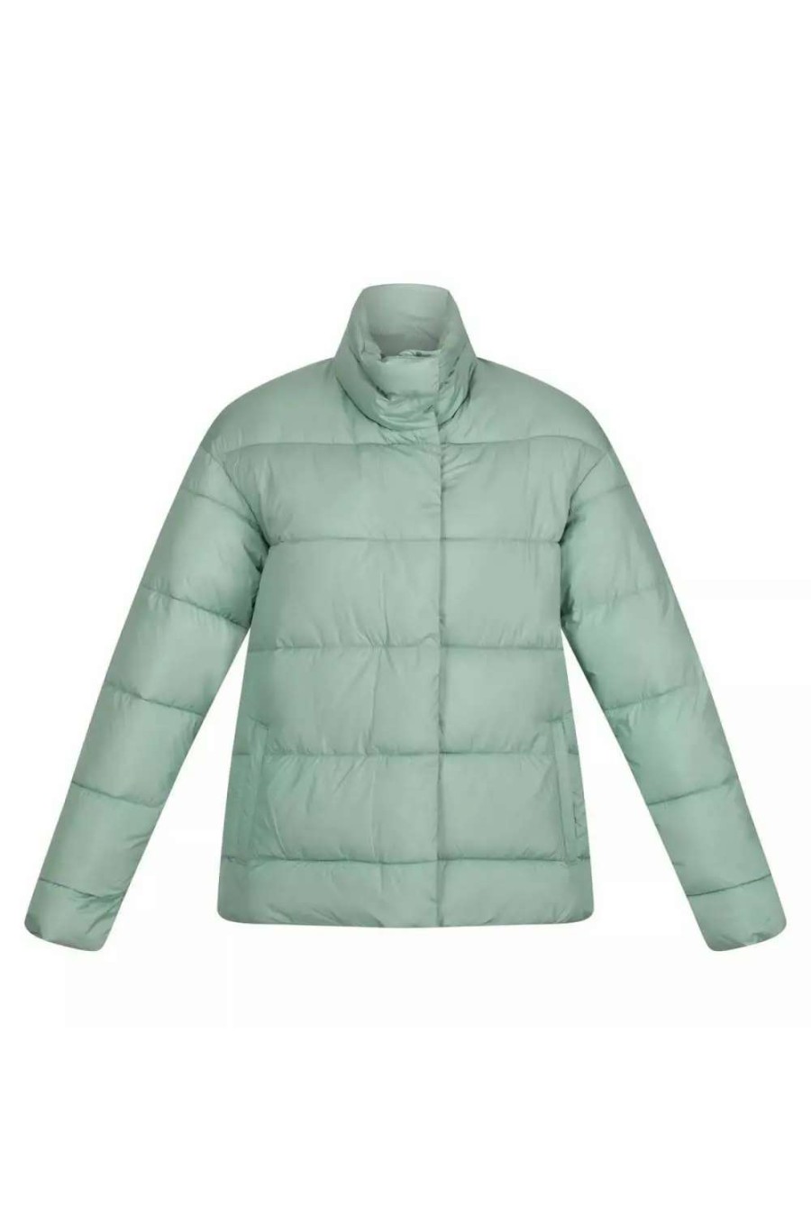 Clearance Regatta Womens/Ladies Raegan Puffer Jacket Basil Green