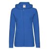 New Of The Loom Fruit Of The Loom Ladies Fitted Hooded Sweatshirt ( ) Royal