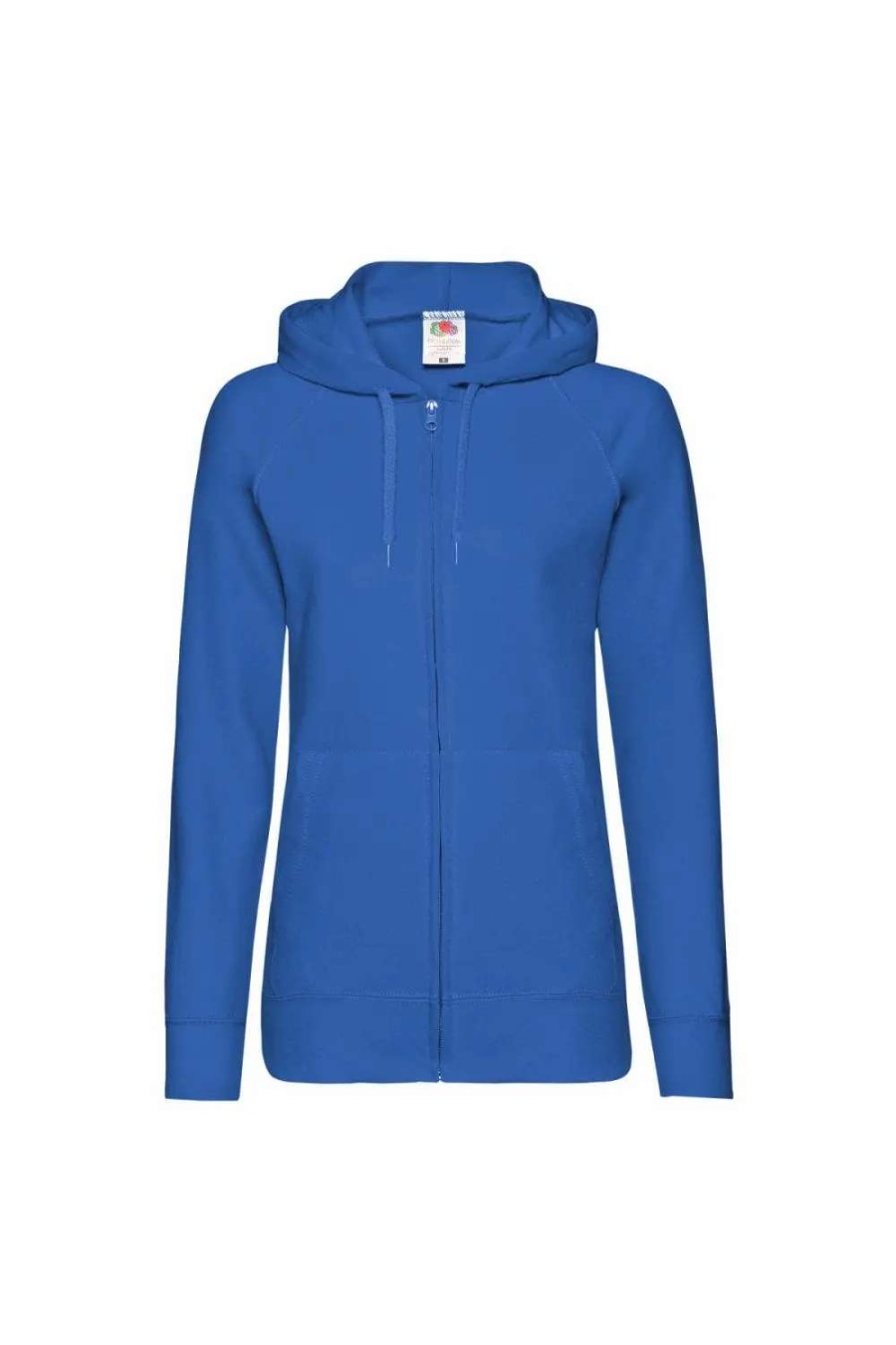 New Of The Loom Fruit Of The Loom Ladies Fitted Hooded Sweatshirt ( ) Royal