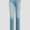 New Hudson Jeans Lly High-Rise Straight Ankle Jean Sunshine